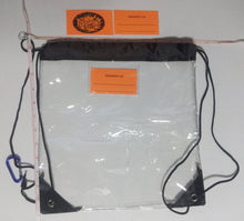 Load image into Gallery viewer, Clear Drawstring Backpack - Free Shipping!