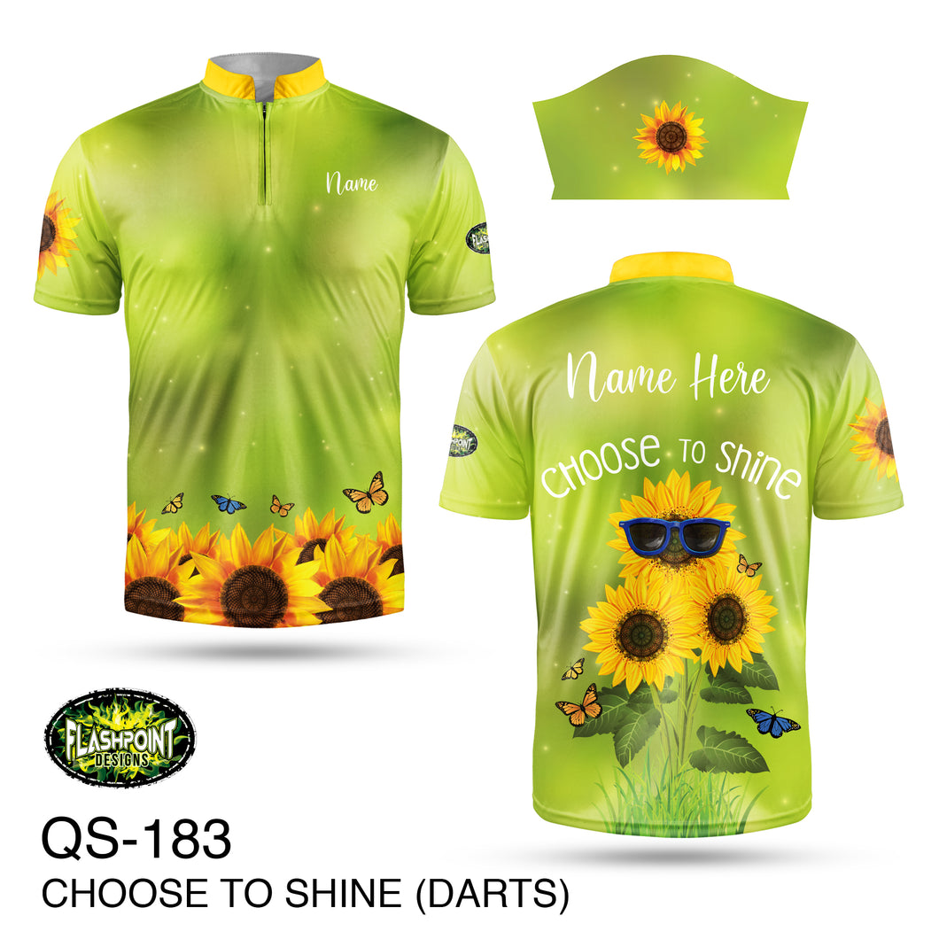 QS183 Choose to Shine - Darts - Personalized