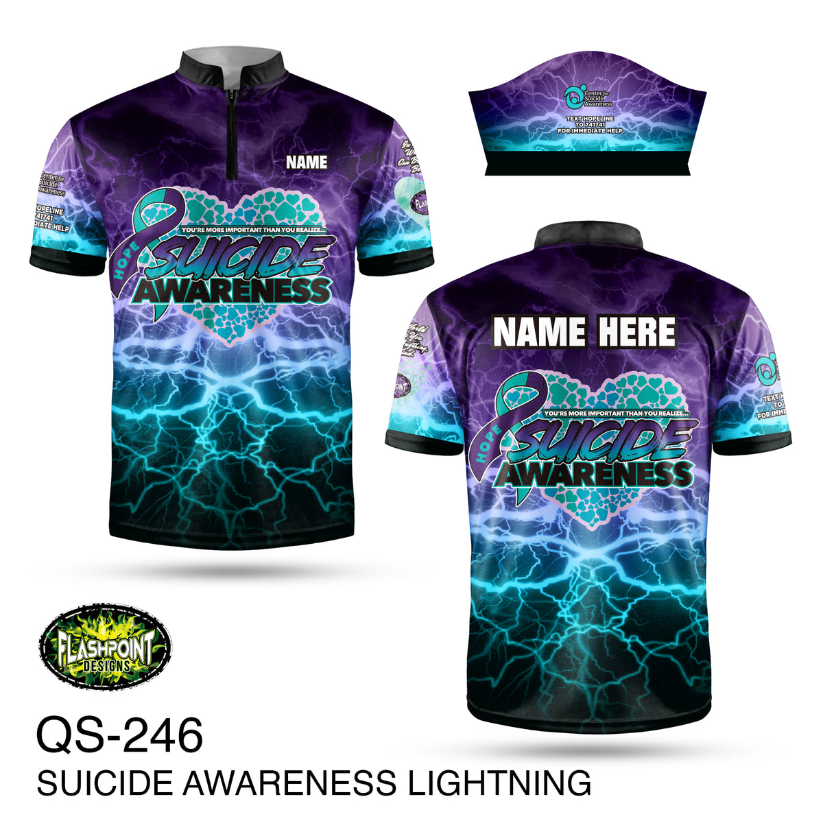 Suicide Awareness - Lightning – FLASHPOINT DESIGNS