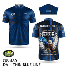 Load image into Gallery viewer, QS430 - DA Thin Blue Line - Personalized Free Shipping