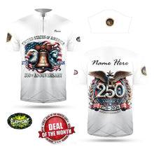Load image into Gallery viewer, QS579 USA Semiquincentennial Anniversary White - Personalized - Monthly Special