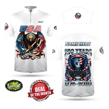 Load image into Gallery viewer, QS587 USA 250th Anniversary White - Personalized - Monthly Special