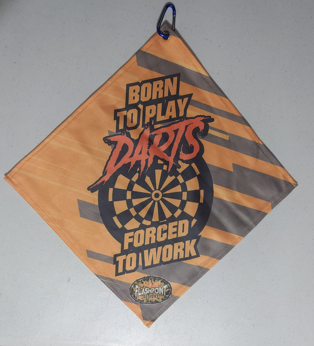 RTS - Dart Towel - BTPD- Forced To Work - Orange -  Free Shipping!
