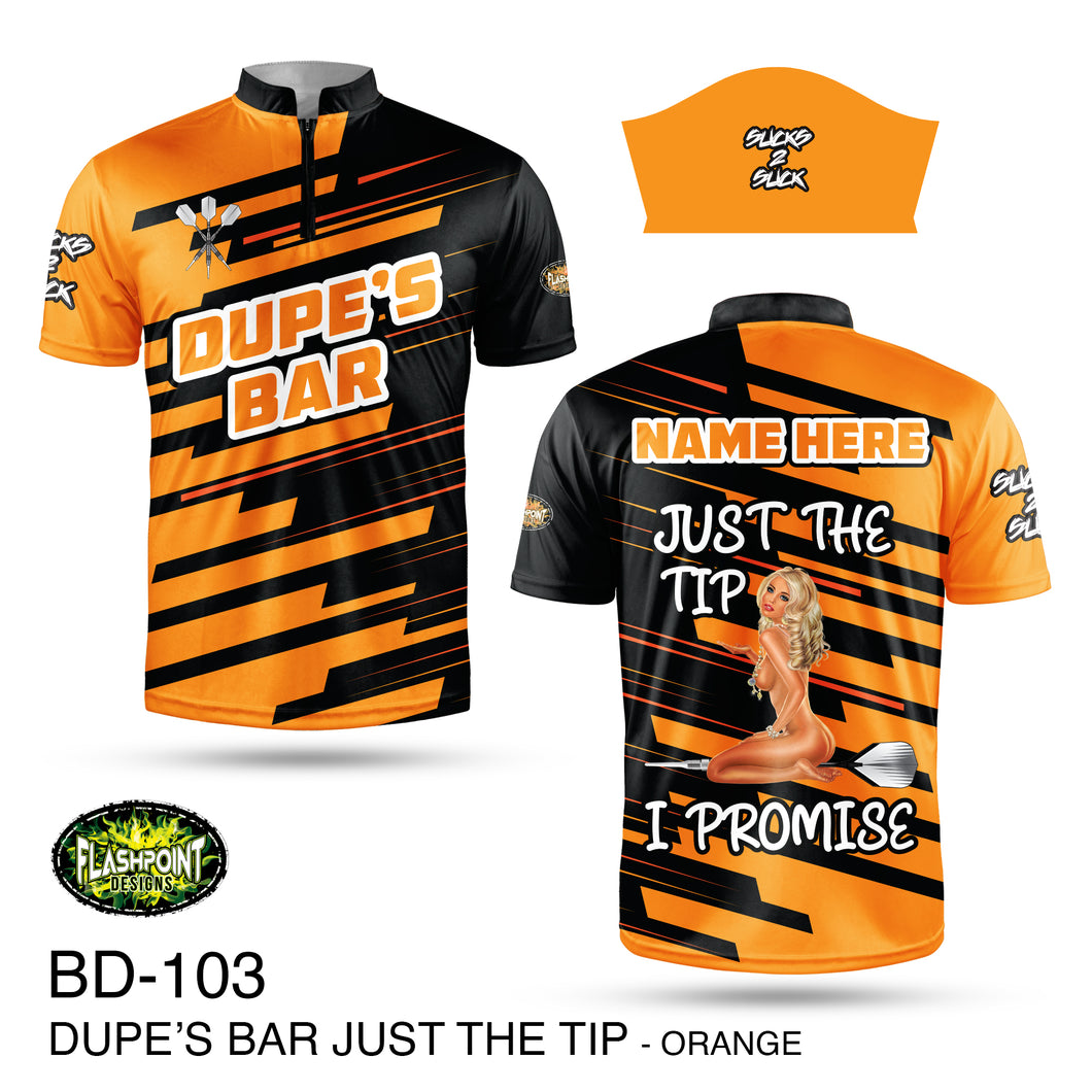 BD103 Dupes Bar Just The Tip Orange - Personalized