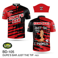 BD105 Dupes Bar Just The Tip Red - Personalized