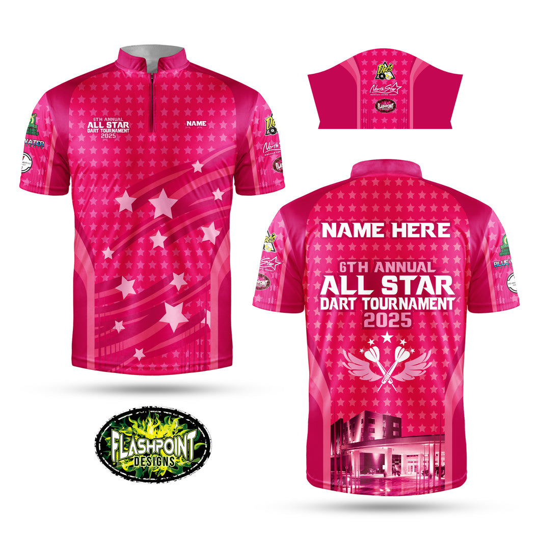 All Star Dart Tournament Jersey 2025 - Pink