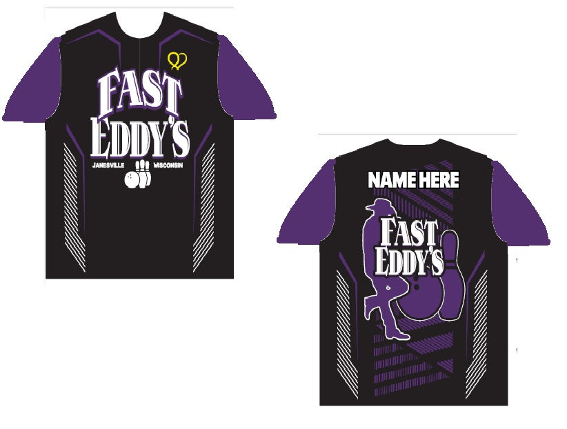 Fast Eddy's Purple Bowling - Personalized