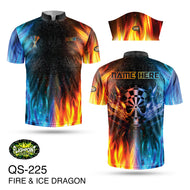 Fire & Ice Dragon  - Personalized