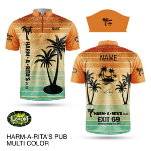 Harm-A-Rita's Pub Multi Color - Personalized Jersey