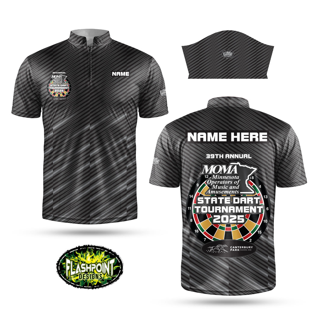 MOMA 2025 State Dart Jersey - Black - Personalized