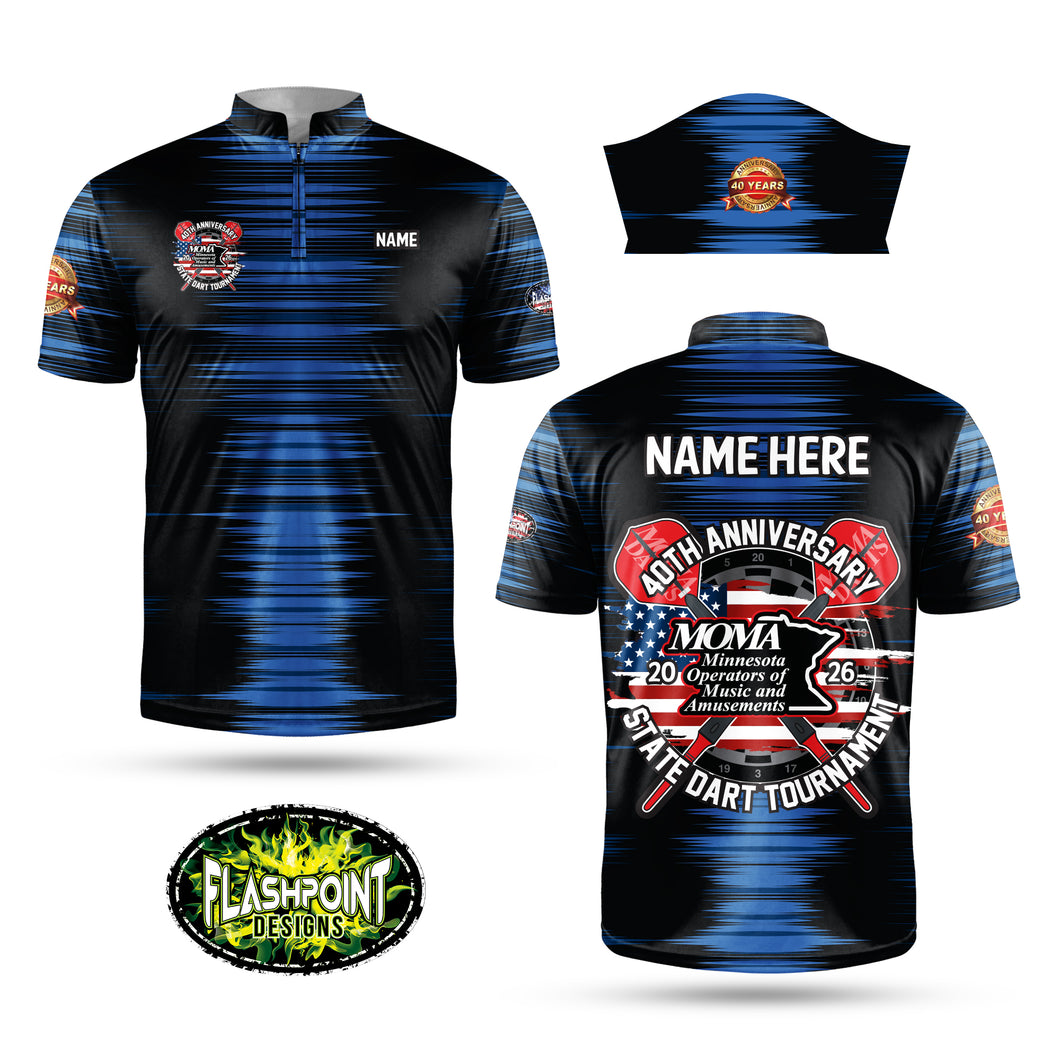 MOMA 2026 State Dart Jersey - Blue - Personalized