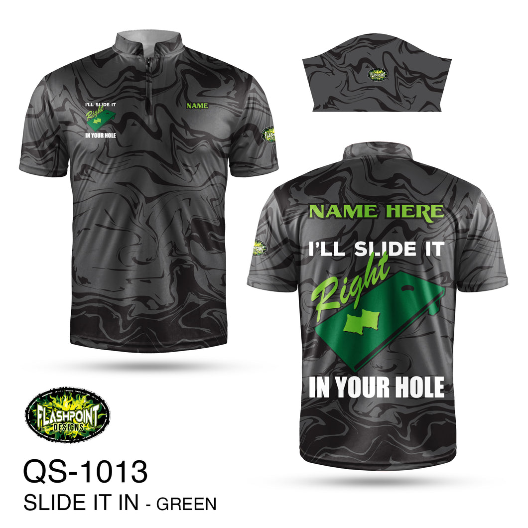 QS1013 Slide-It-In Green - Personalized