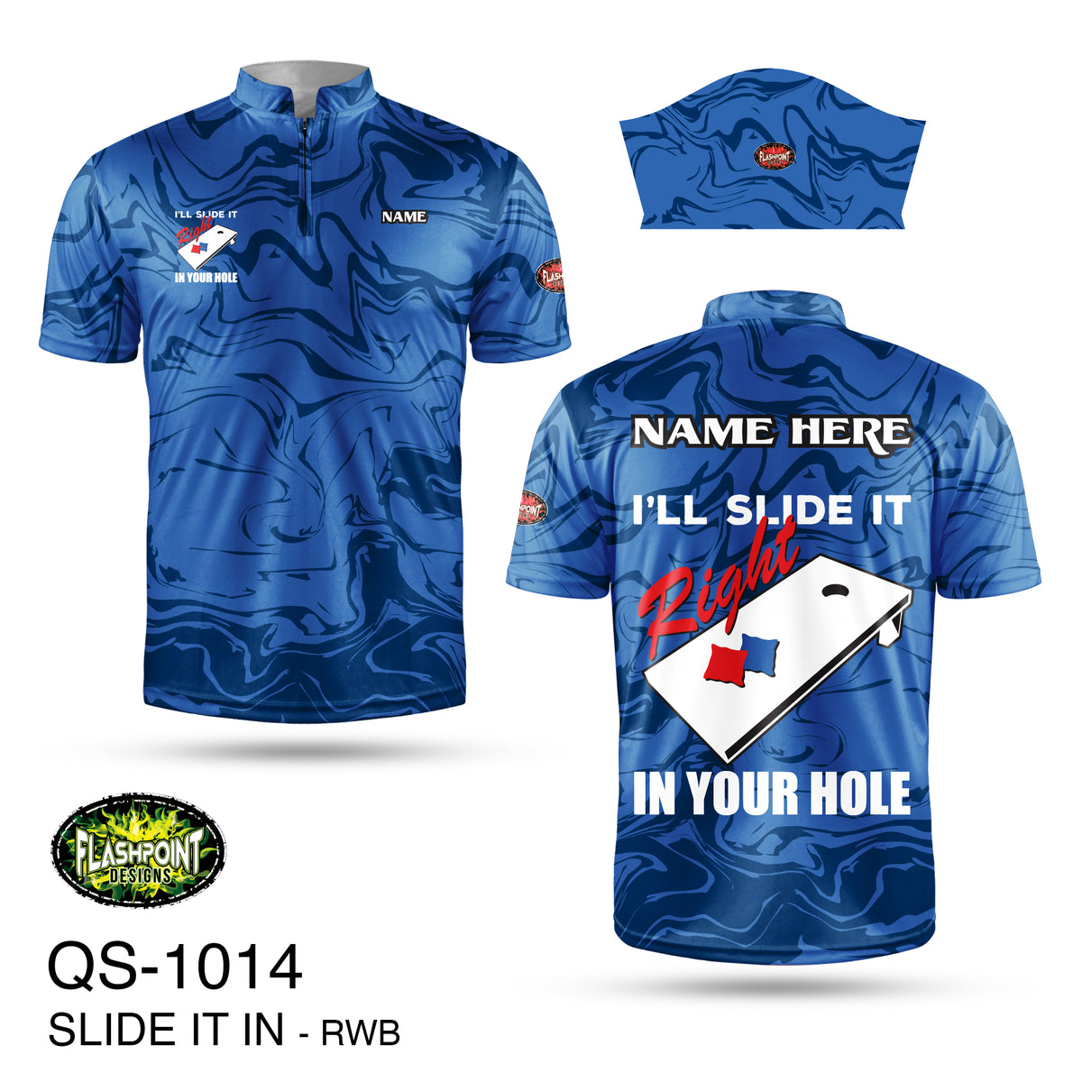 QS1014-Slide-It-In-RWB - Personalized – FLASHPOINT DESIGNS