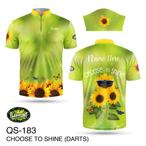 QS183 Choose to Shine - Darts - Personalized