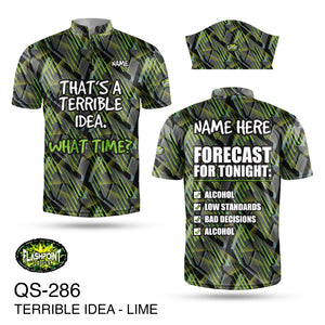 QS286 Terrible Idea Lime Personalized