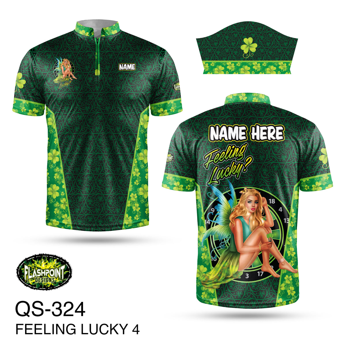 QS-324 Feeling Lucky 4 Angel - Personalized – FLASHPOINT DESIGNS