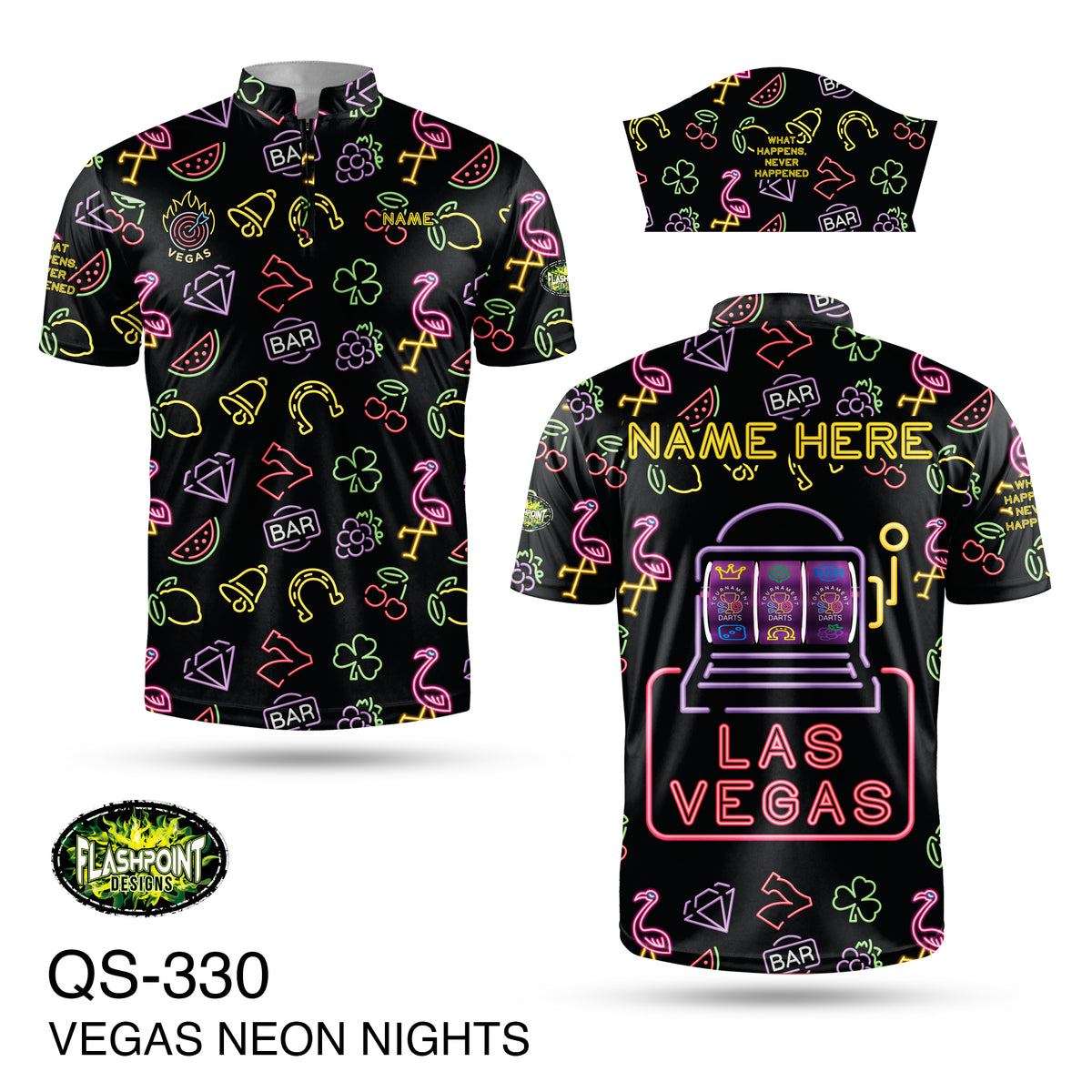 QS-330 Vegas Neon Nights - Personalized – FLASHPOINT DESIGNS