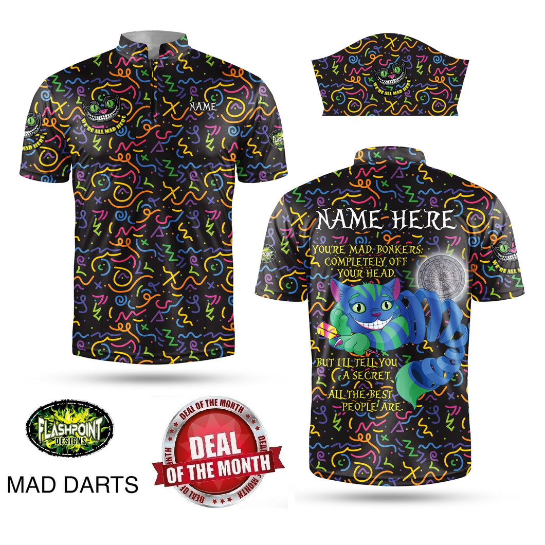 September Monthly Special  -Mad Darts - Personalized - Free Shipping