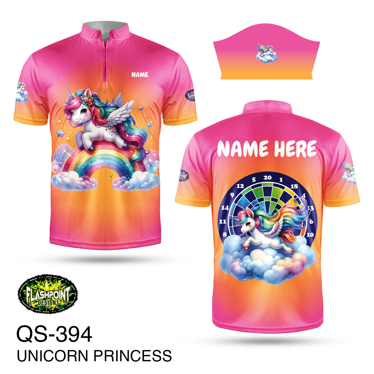 QS394 Unicorn Princess - Personalized – FLASHPOINT DESIGNS