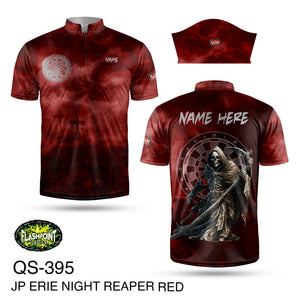 QS395 JP Erie Night Reaper Red - Official Player Jersey