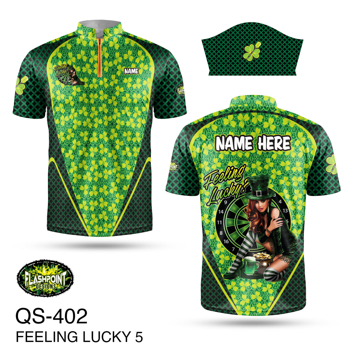 QS402 Feeling Lucky 5 - Personalized – FLASHPOINT DESIGNS