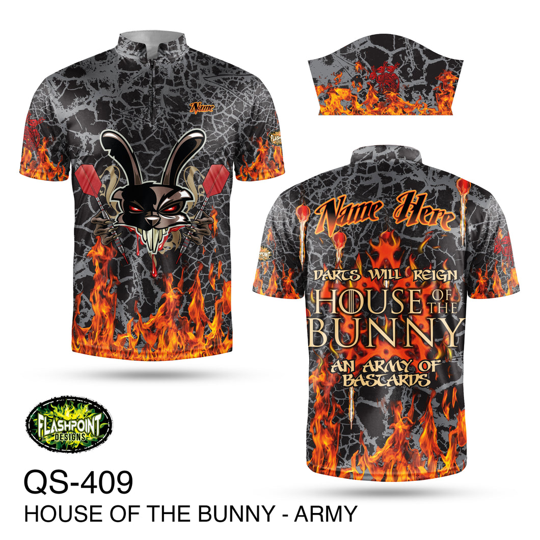 QS409 House of the Bunny An Army Of Bastards - Personalized