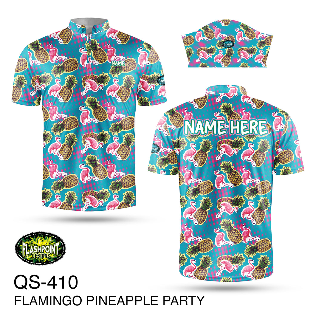 QS410 Flamingo Pineapple Party - Personalized