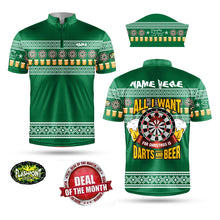 Load image into Gallery viewer, Monthly Special - Christmas Darts &amp; Beer Green - Personalized
