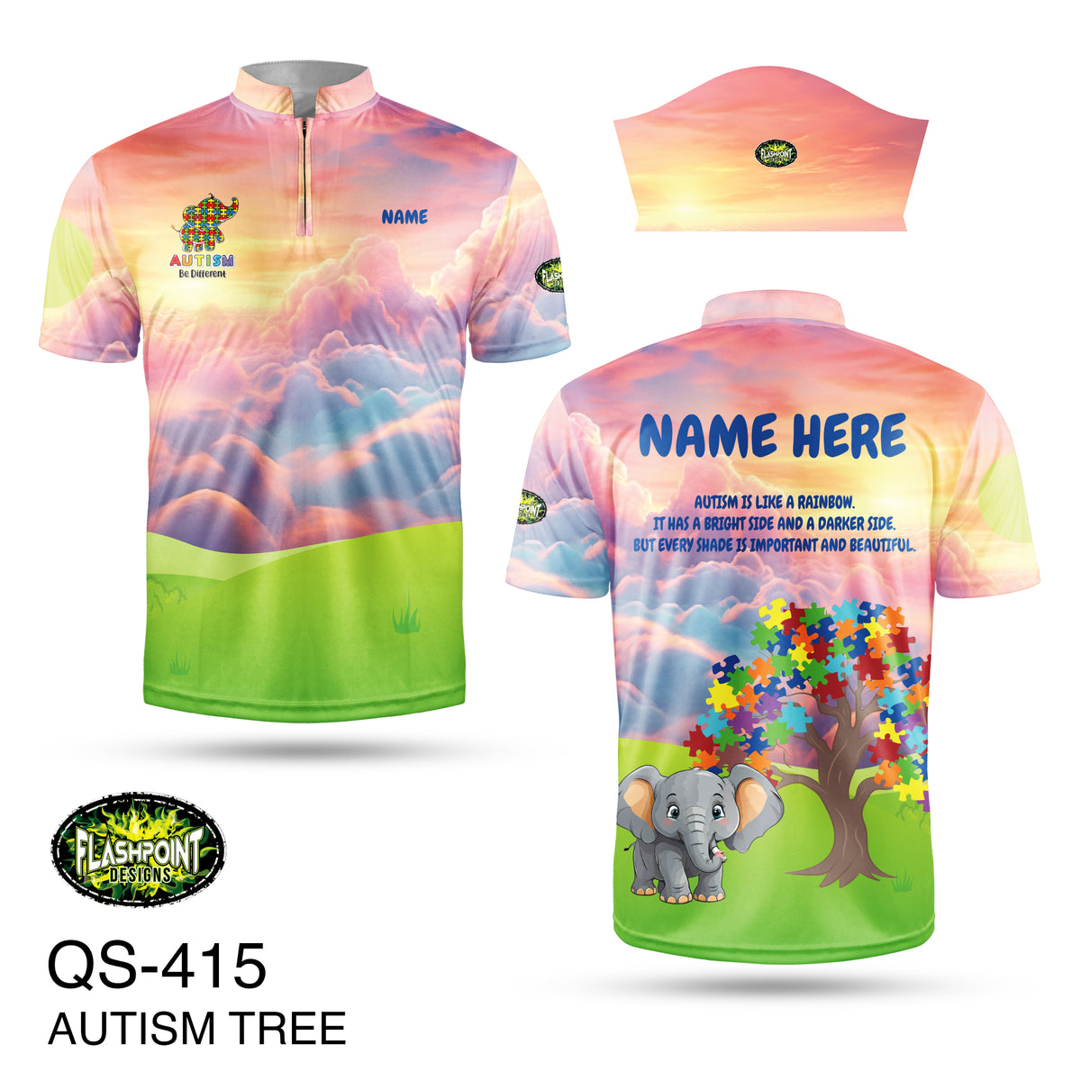QS415 - Autism Tree - Devin Hunter Original – FLASHPOINT DESIGNS