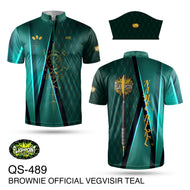 QS489 Brownie Official Vegvisir Teal - Official Player Jersey