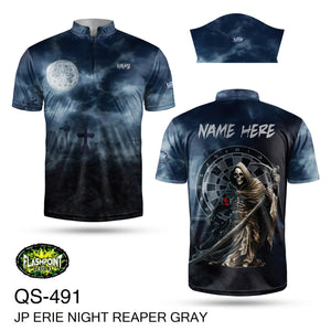 QS491 JP Erie Night Reaper Gray - Official Player Jersey