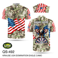 QS492 Krause USA Domination Eagle Camo - Official Player Jersey