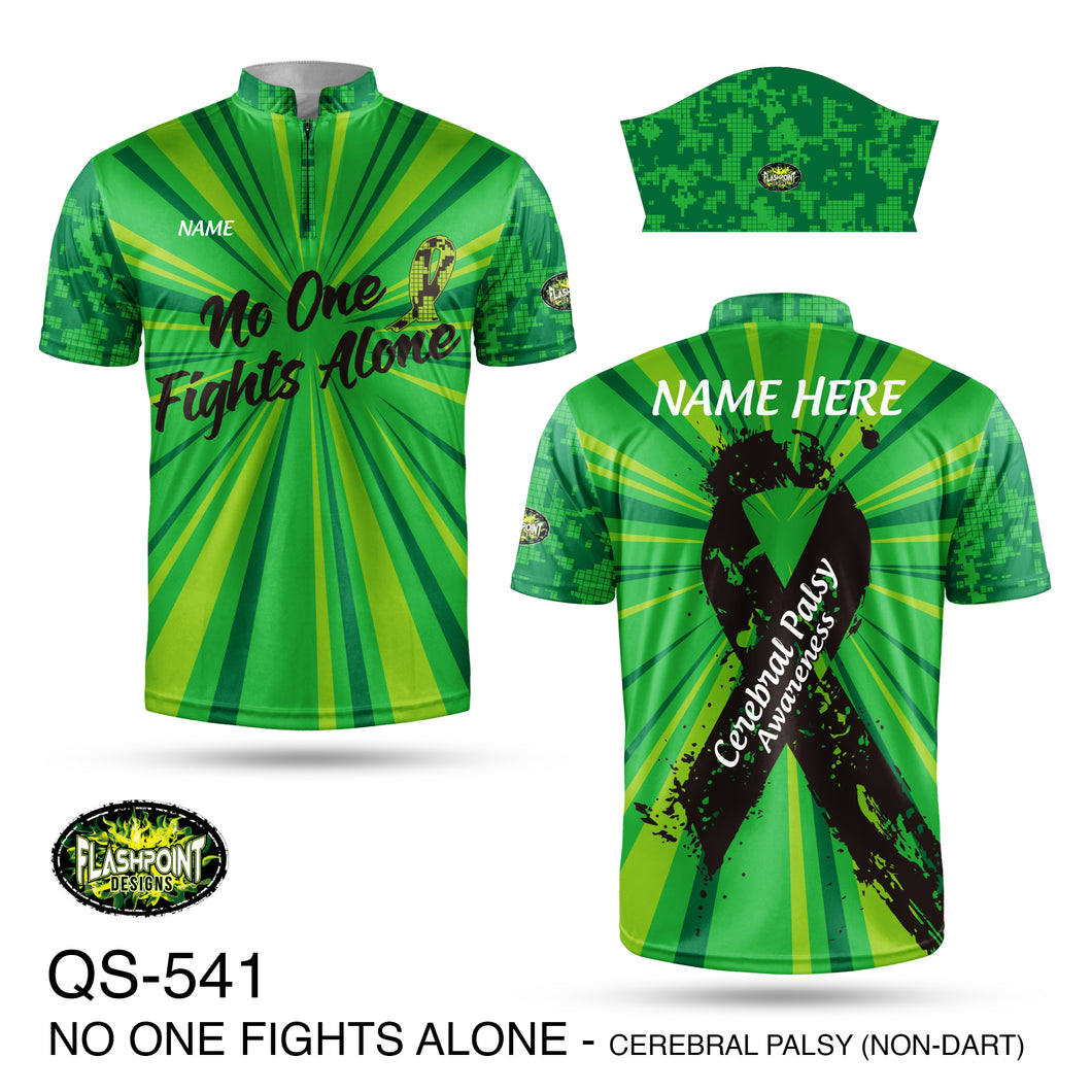 QS451 - No One Fight Alone Cerebral Palsy Non - Dart Design - Personalized
