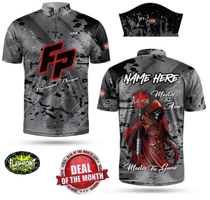 August Monthly Special - Master The Aim - Gray Red Reaper - Personalized