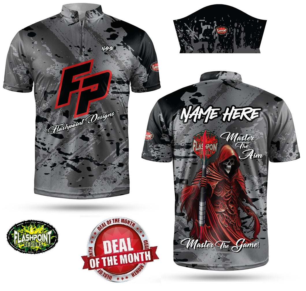 August Monthly Special - Master The Aim - Gray Red Reaper - Personalized