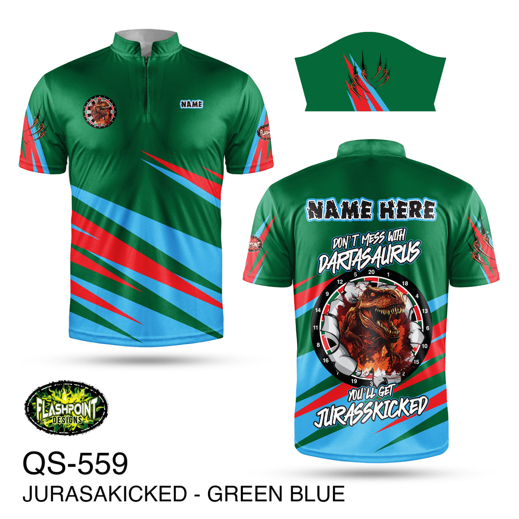 QS559 Ashley Wendt Official Player Jurasakicked Green Blue