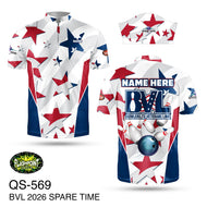 QS569 BVL 2026 Spare Time Logo - Stripes of Peace - Personalized