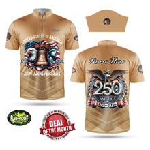 Load image into Gallery viewer, QS578 USA Semiquincentennial Anniversary Peanut - Personalized - March Monthly Special
