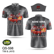 QS598 Jay Frassetto  - Tim & Jay's Jersey - Personalized - Free Shipping
