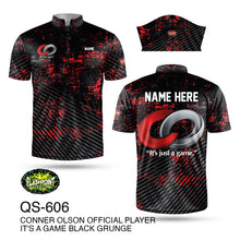 Load image into Gallery viewer, QS606 Conner Olson Official Player It's A Game - Black Grunge
