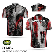QS632-Dustin Larson Dart Grunge Focus - Official Player Jersey