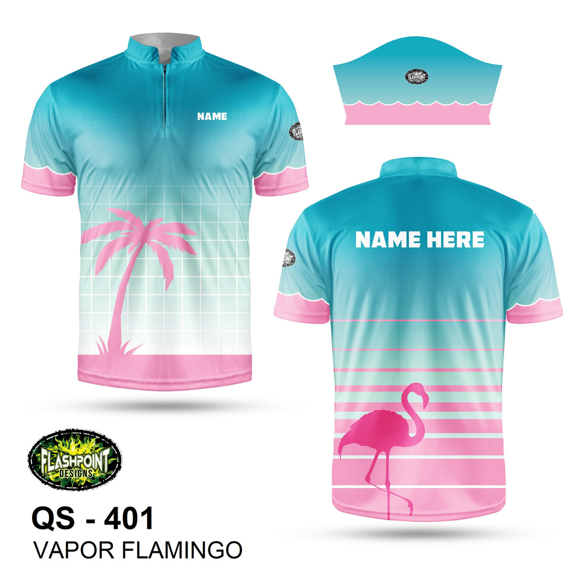 QS401 Vapor Flamingo - Personalized – FLASHPOINT DESIGNS