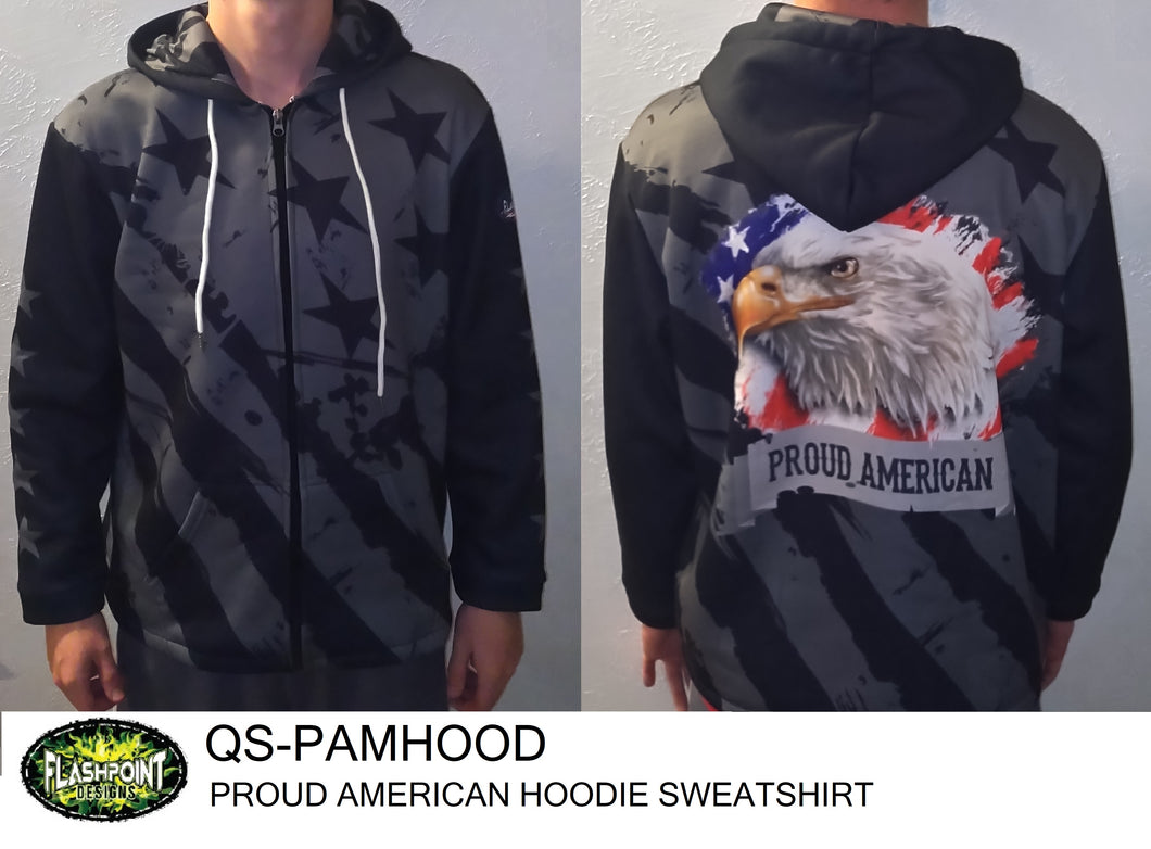 Proud American Hoodie - Personalized