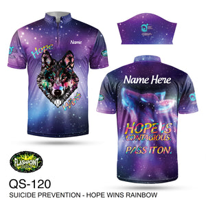 Suicide Prevention Hope Wins Rainbow - Personalized