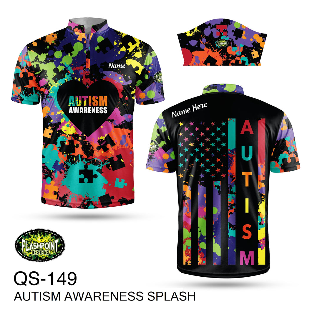 Autism Awareness Splash - Personalized Jersey