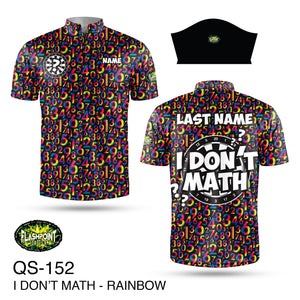 I Don't Math Rainbow - Personalized