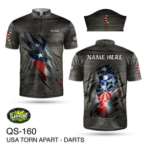 USA Torn Apart - Darts - Personalized