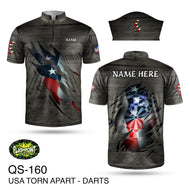 QS160 USA Torn Apart - Darts - Personalized