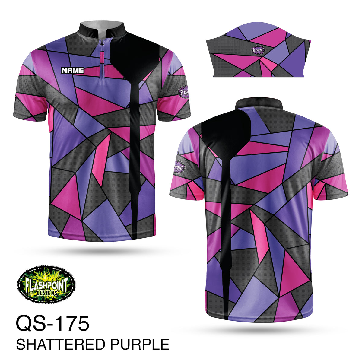 Shattered Purple - Personalized – FLASHPOINT DESIGNS