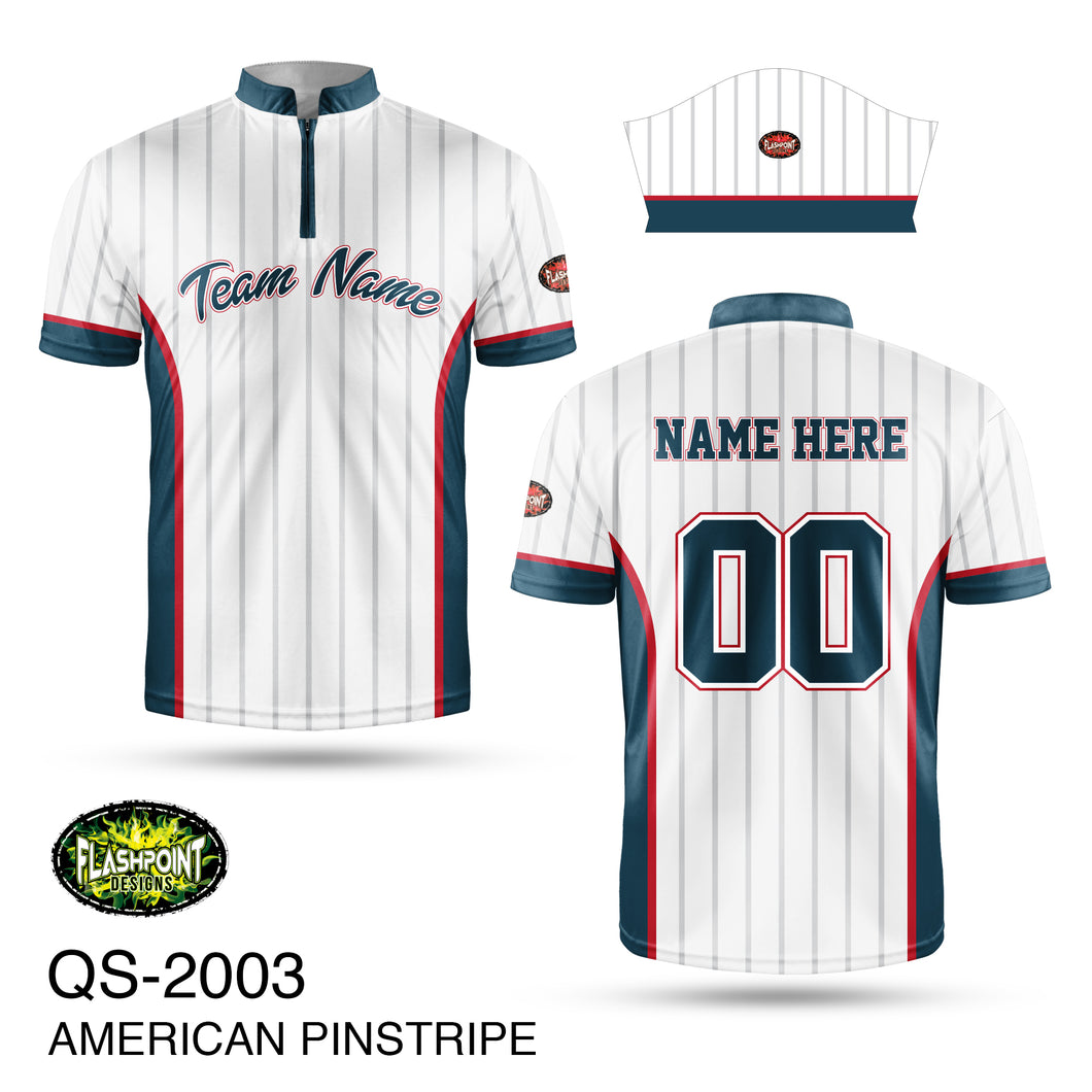 Americana Pinstripe Softball - Personalized